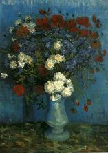 Haga click para ver la imagen ampliada 1887 vase avec bleuets coquelicots.jpg